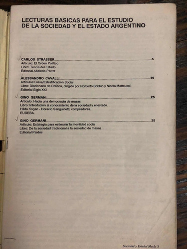 Introducción Al Conocimiento De La Sociedad Y Estado 5 Tomos (Usado)
