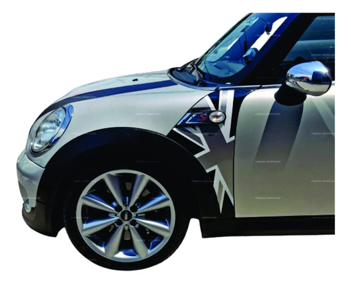 Stickers Cuartos Compatible Mini Cooper 2007-2013 R56 1 Par