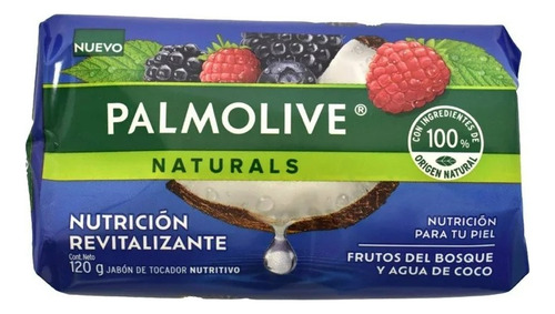 15 Pza Jabón De Tocador Palmolive Naturals Frutos Del Bosque