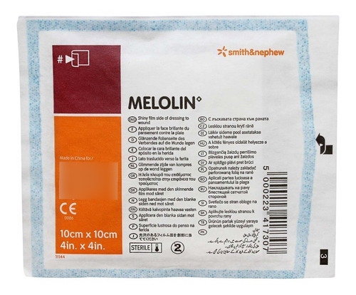 Melolin 10x10cm Apósito Absorbente Pack De 10piezas