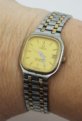Relogio Vintage De Pulso Omega Seamaster Metal 20x20 Mm A41