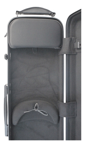Estojo Case Retangular Fibra De Vidro Violino 4/4 Preto
