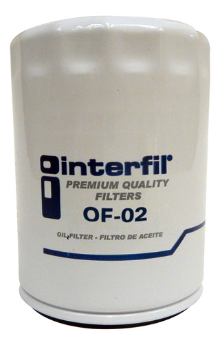 Filtro Aceite Interfil Para Winnebago Adventurer 6.8l 99-17