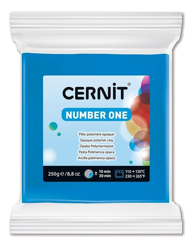 Cernit Number One Arcilla Polimérica 250 G Color A Elección Color Azul