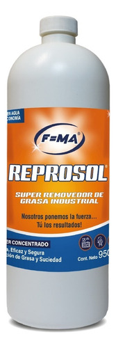 F=MA Reprosol Poderoso y Concentrado Desengrasante Industrial 950 Mls.