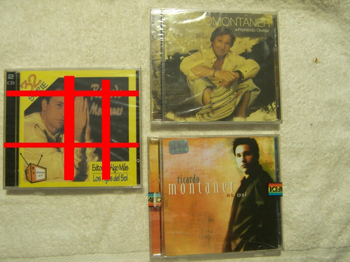 Cd's Originales Nuevos De Paquete Ricardo Montaner