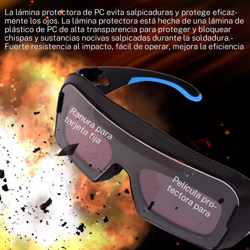 Gafas De Seguridad Para Soldar Con Oscurecimiento Automático