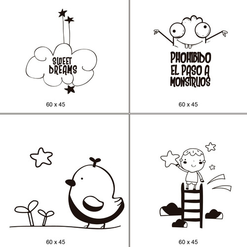 Imagen 8 de 9 de Vinilos Decorativos De Pared - Infantiles - Calidad