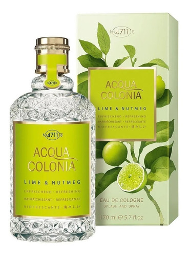 4711 Acqua Colonia Lime & Nutmeg Edc X 170ml Masaromas