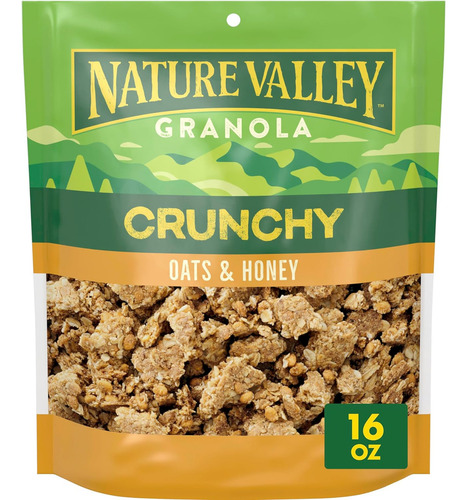 Nature Valley Granola Crunch Oats 'n Honey, 16 Oz