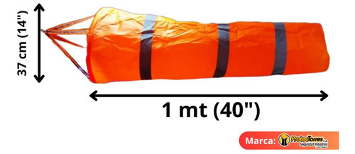Veleta De Viento, (manga, Calcetin, Windsock) Wdi. De 1mts