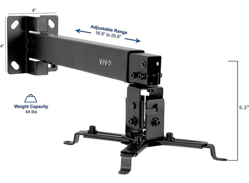 Soporte Para Proyector De Techo O Pared Ajustable Universal