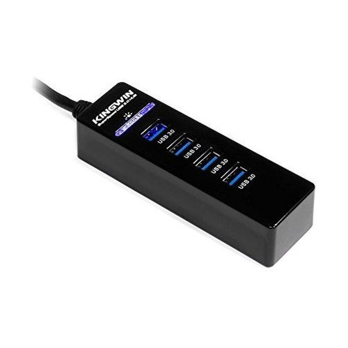 Kingwin Porttil De 4puertos Usb 3.0superspeed Hub Compati