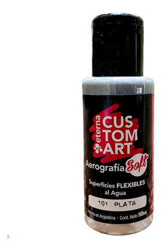 Pintura Aerografia Eterna Soft Metal Sup. Flexible  50ml X 1