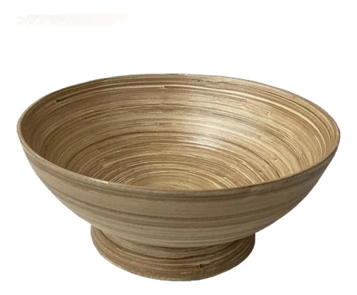 Bowl De Bambú Chica Con Pie