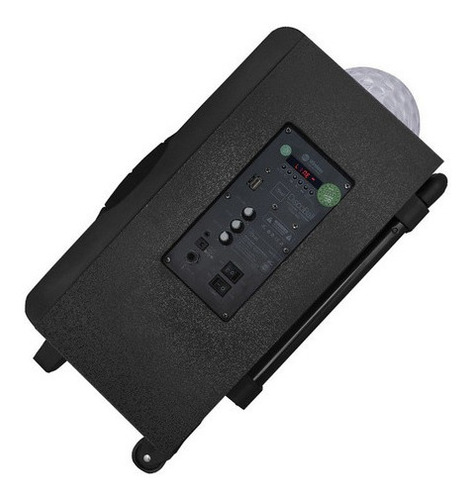 Imagen 3 de 5 de Parlante Bluetooth Karaoke Disco Ball Mlab Negro