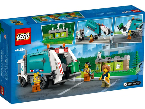 Kit De Construcción Lego City Camión De Reciclaje 60386