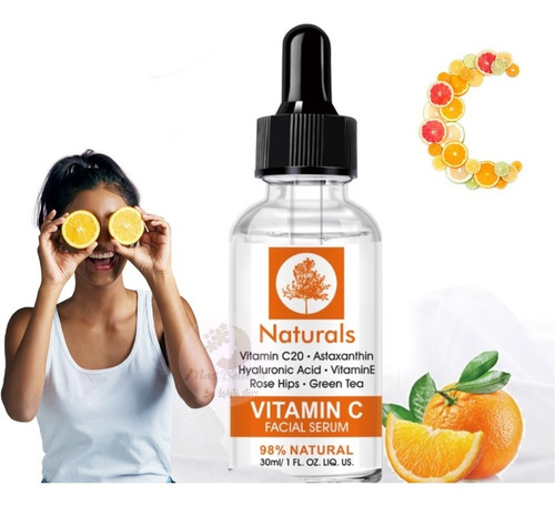 Serum Vitamina C + Ácido Hialuronico Naturals