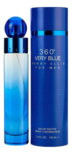 Perfume 360 Grados Very Blue Cab 100 Ml