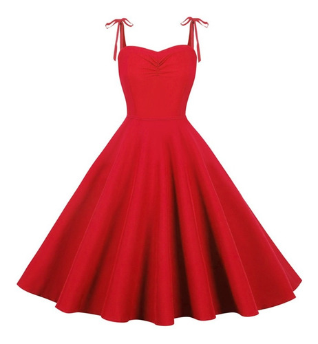 Sexy Señora Swing Vestidos De Fiesta Sin Tirantes Casual Ves