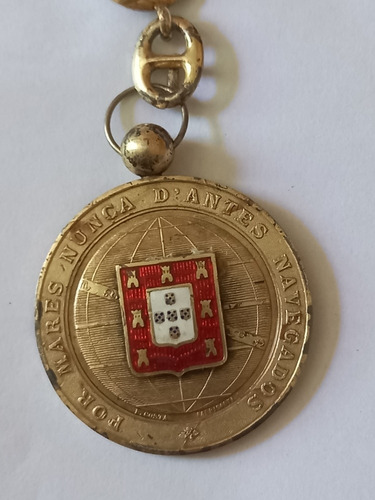 Medalha De Colar De Lisboa. Prata De Lei. 400 Anos De Camões