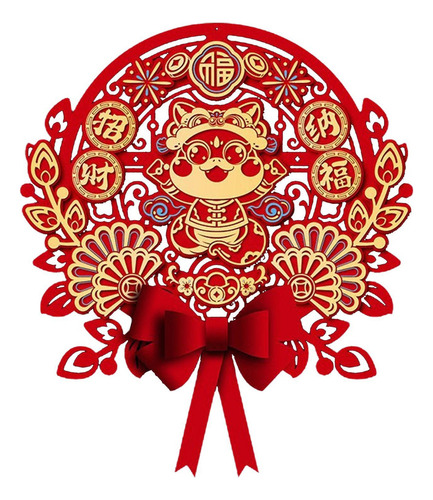. Pegatina Decorativa Para Puerta De Año Nuevo Estilo D