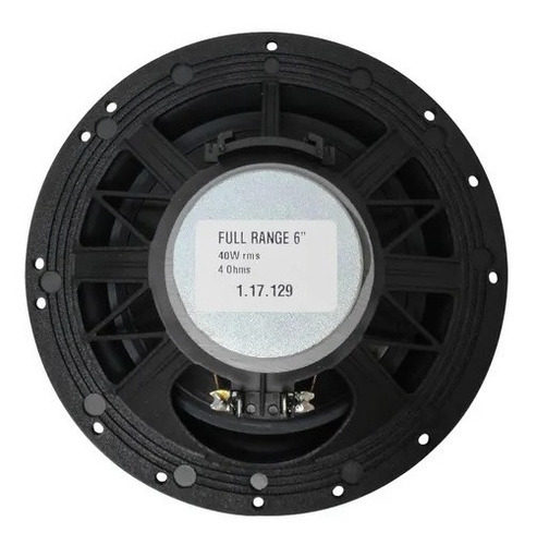 Par Parlantes Bomber 6 Pulgadas 40w Rms 4 Ohms Bbr Cono Dua Color Negro