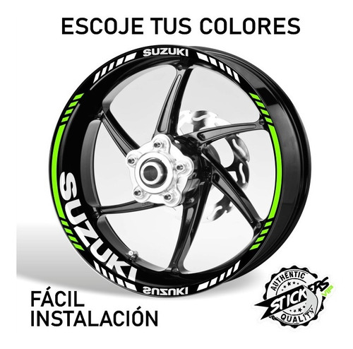 Calcomanías Para Rines - Suzuki - Reflectivas