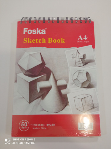 Sketch Book Block Artista Textura A4