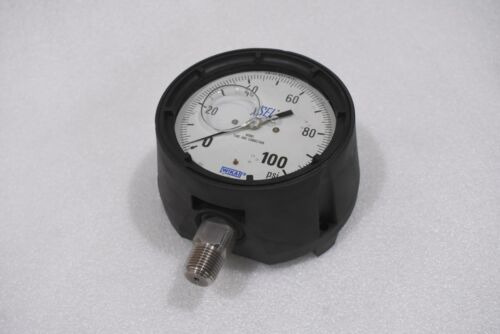 Wika 52829371 Xsel Pressure Gauge 100 Psi, 1/2 Npt Lowe Kbk