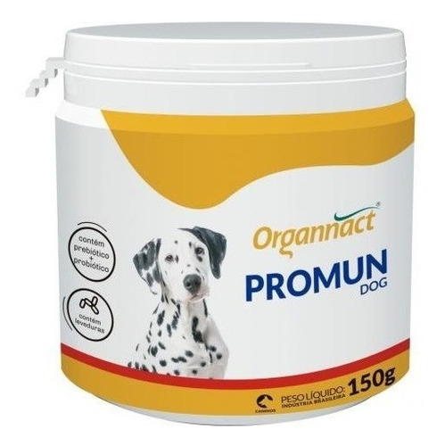 Imagem 1 de 1 de Suplemento Vitamínico Organnact Promun Dog 150g