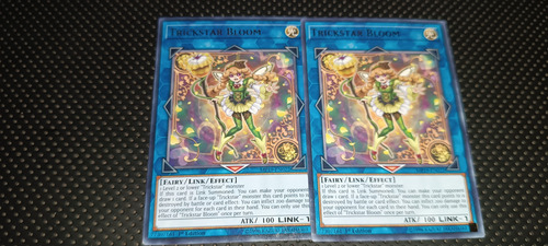 Set 2 Cartas Yugioh Trickstar Bloom Mp19