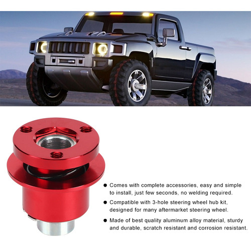 Adaptador De Eje De Volante Para Coche Universal 360 De Libe