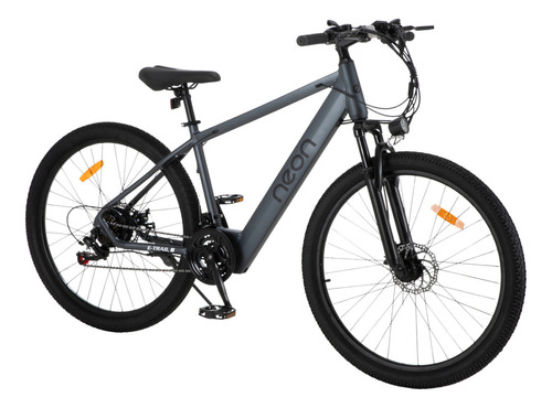 Bicicleta Eléctrica R27.5 Freno Disco Shimano 21 V Aluminio Color Gris Claro
