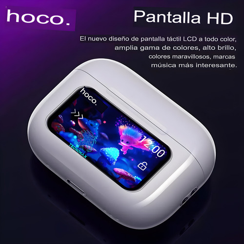 Audífonos Bluetooth Premium Pantalla Táctil Com. Ios/android