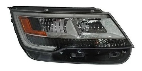 Faro Ford Explorer 2016 - 2017 Fondo Cromado Leds Der