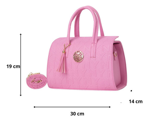 Bolsa Para Mujer Fana Luciana Color Rosa Preciosa