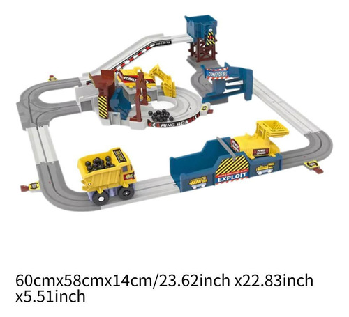 Juego De Tren De Ingeniería, Pista De Carreras De