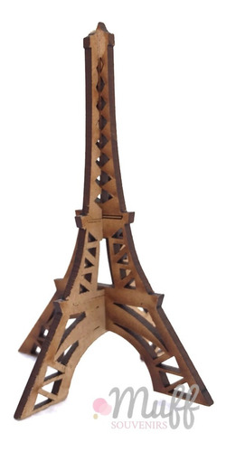 Souvenir Torre Eiffel En Fibrofácil