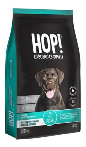 Alimento Vitalcan Hop! Perro Adulto Raza Mediana/grande 21kg