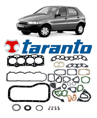 Jogo Junta Motor Palio 1.0 1.5 8v Mpi 96 A 2002 Com Retentor