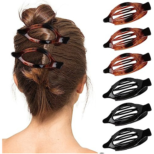 Bahaby 6 Pcs Peluquería Clips Para Cabello Grueso, Zrzdc