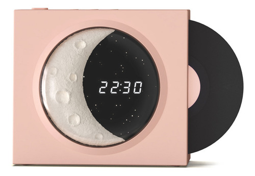 Reloj Retro Con Altavoz Bluetooth Con Reproductor De Discos