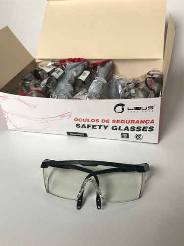 Imagen 2 de 7 de Anteojo De Seguridad Libus Modelo Eco Line. Caja X 10u