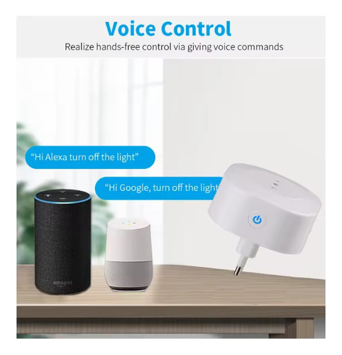 Enchufe / Timer Wifi Inteligente 16a Alexa Google Smartlife
