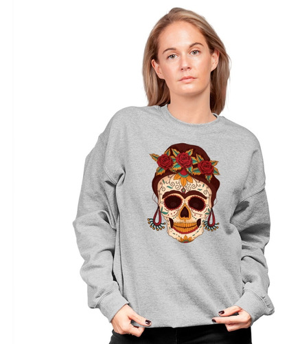 Sudadera Día De Muertos - Unisex - Halloween- Frida Kahlo