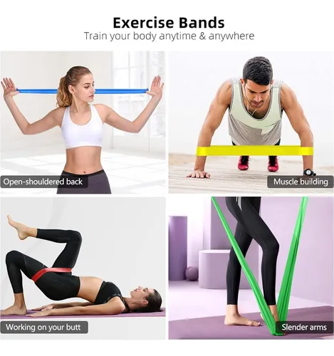 Set De Bandas Elásticas X5 Para Ejercicio