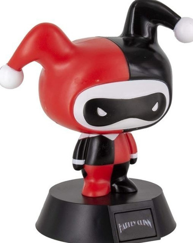 Mini Lampara Batman Harley Quinn Dc Comics Color de la estructura Negro