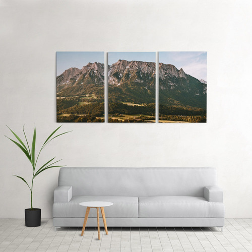 Quadro Decorativo Sala 60x120cm Montanhas Quarto Grande 