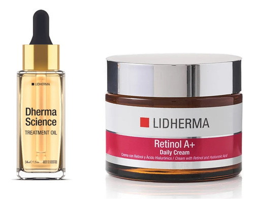 Kit Retinol A+ Daily Cream + Dherma Science Oil Lidherma